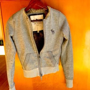 Abercrombie & Fitch bomber sweatshirt